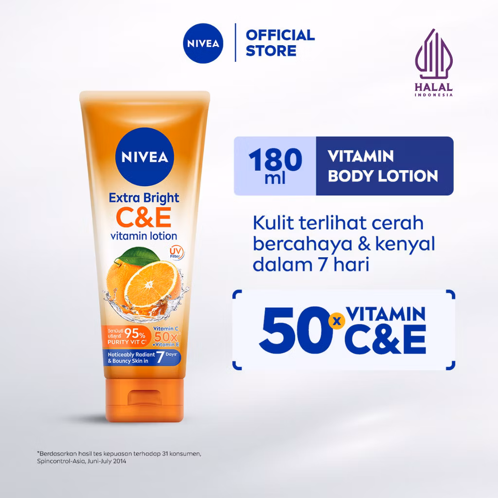 Nivea Bright C&E Vitamin Lotion 180ml