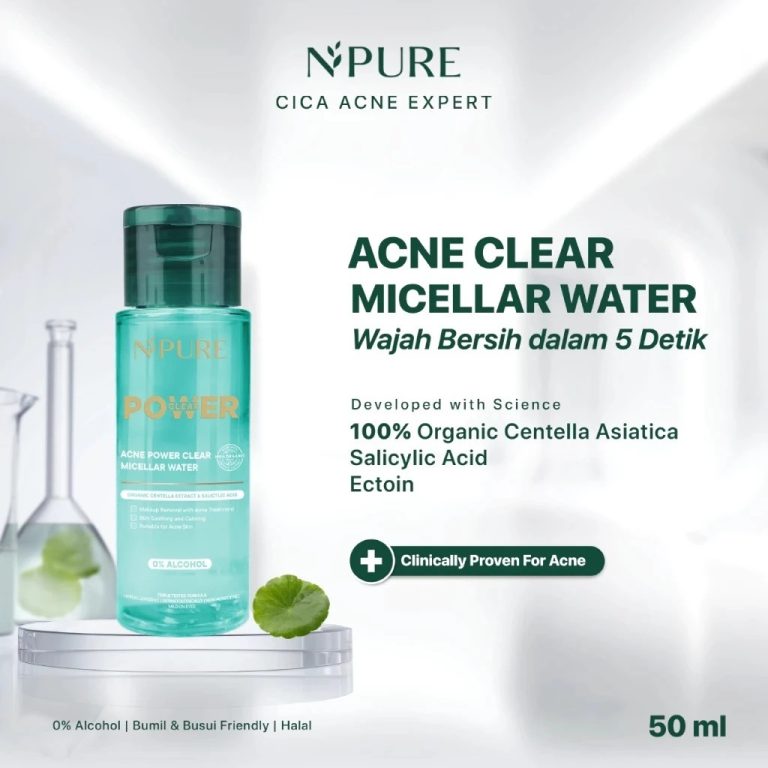 Npure Acne Power Clear Micellar Water 50ml