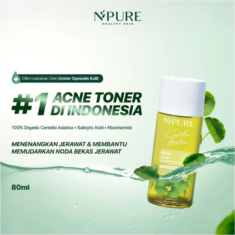 Npure Centella Asiatica Acne Clear Hydrating & Calming Toner 80ml