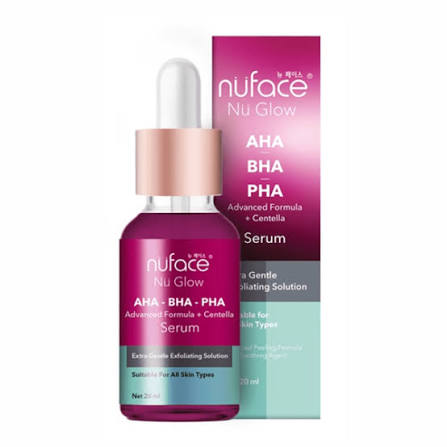 Nuface AHA BHA PHA Extra Gentle Exfoliating Solution 20ml