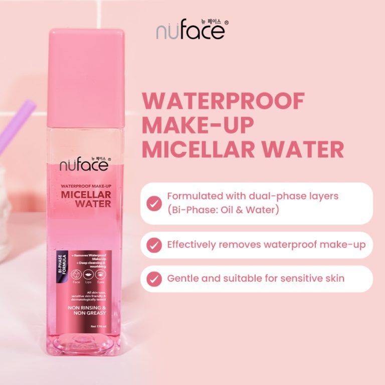 Nuface Waterproof Micellar Water 160ml