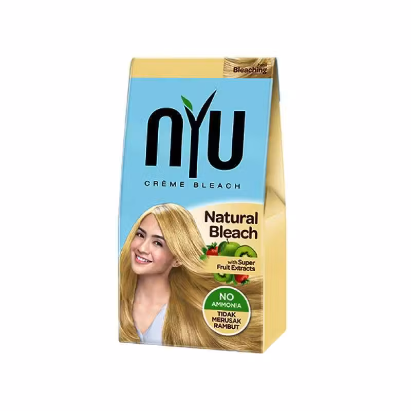Nyu Creme Hair Color No Amonia Natural Bleach