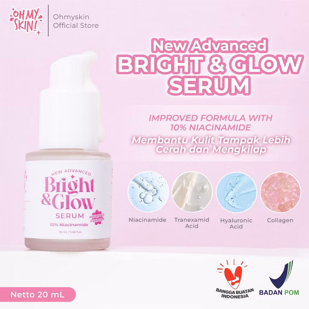 Oh My Skin Bright & Glow Serum 20ml