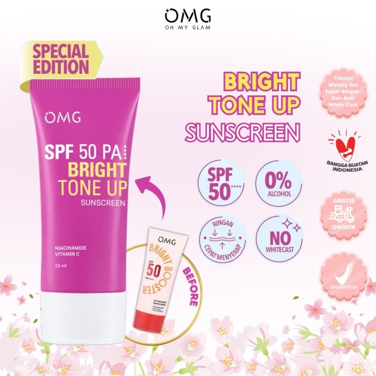 OMG Bright Tone Up UV Barrier Sunscreen Spf 50+++ 25ml