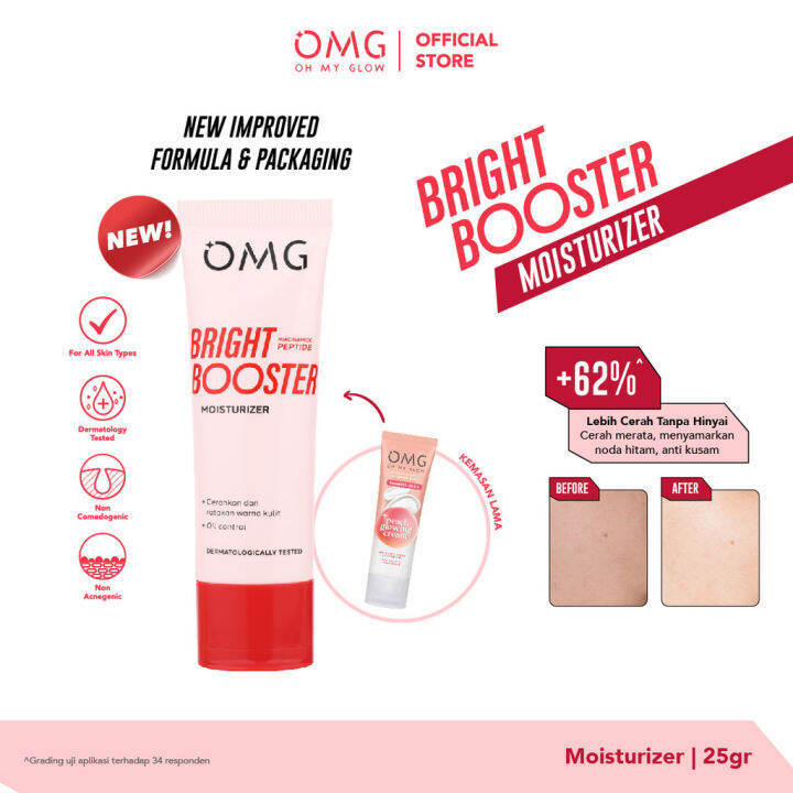 Omg Oh My Glow Peach Glowing Cream 25 G
