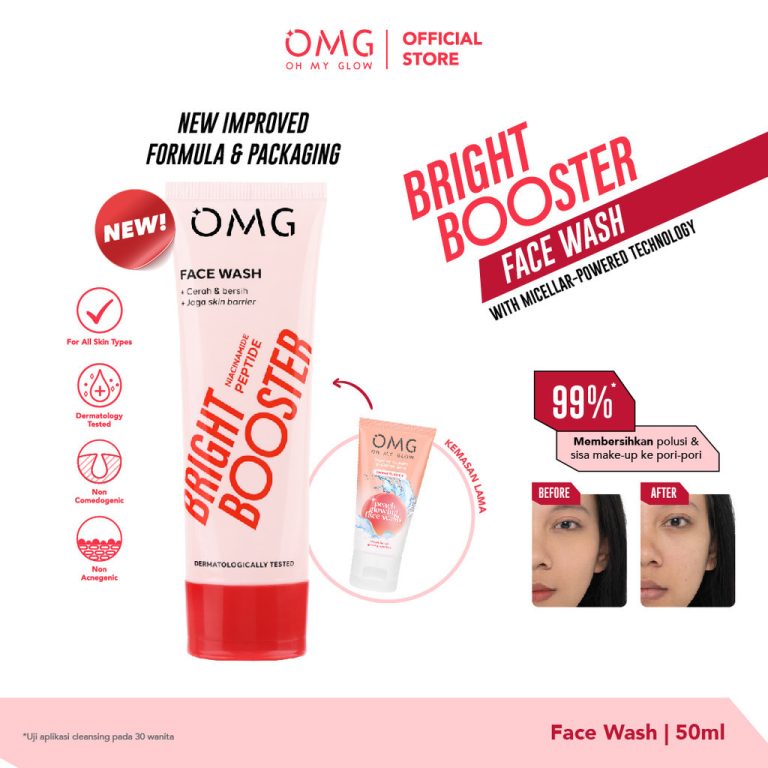 Omg Oh My Glow Peach Glowing Face Wash 50 G