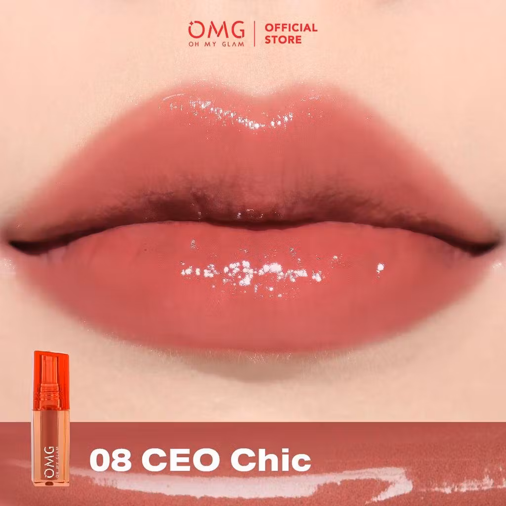 OMG Glassy Lip Tint 08 Ceo Chic