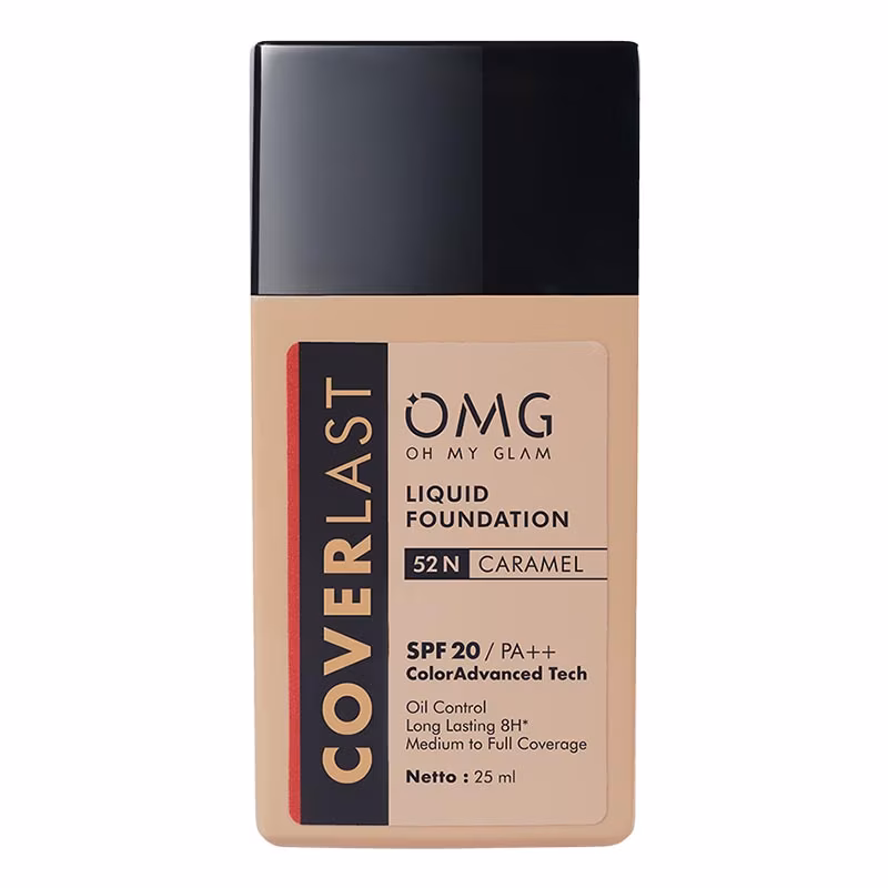 OMG Oh My Glam Coverlast Liquid Foundation 50N Creme
