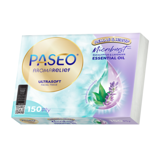 Paseo Aroma Relief Ultra Soft Facial Tissue 150 Ply