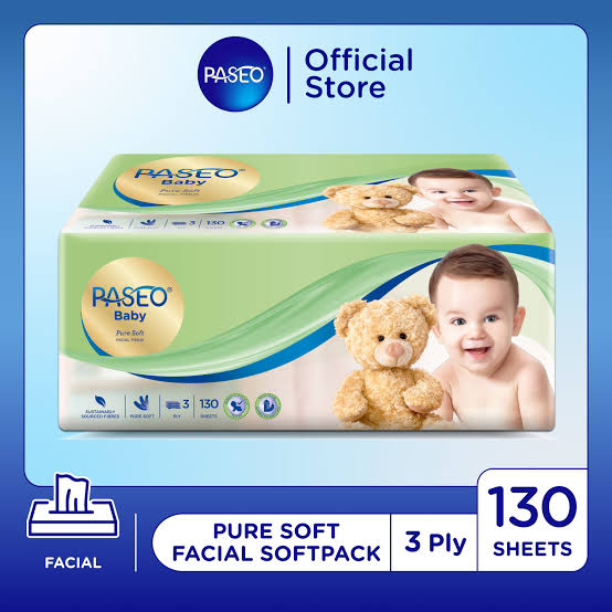Paseo Baby Pure Soft Tissue 130sheets
