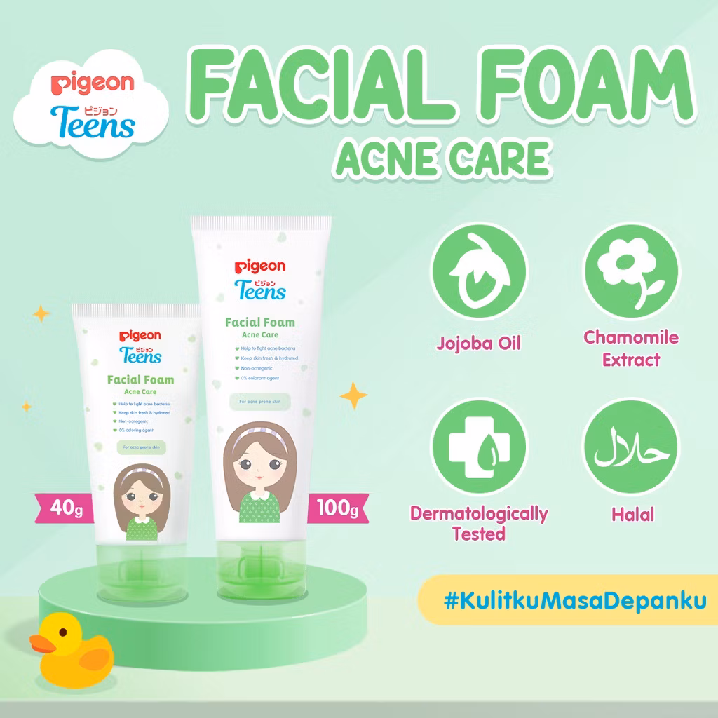 Pigeon Teens Facial Foam Acne Care 100 G