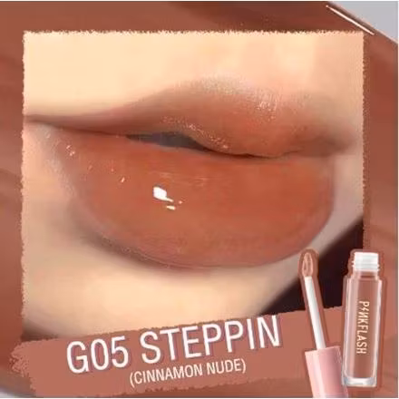 Pinkflash Lasting Glossy Lipgloss L02-G05 Steppin