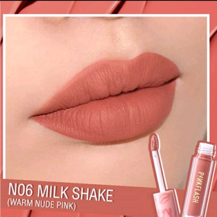 Pinkflash Lasting Matte Lip Cream L01-N06 Milk Shake