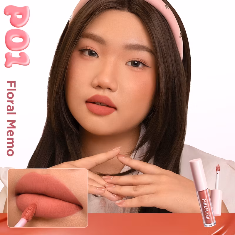 Pinkflash Lasting Matte Lip Cream L01-P01 Dolly Pink