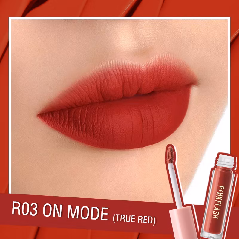 Pinkflash Lasting Matte Lip Cream L01-R03 On Mode