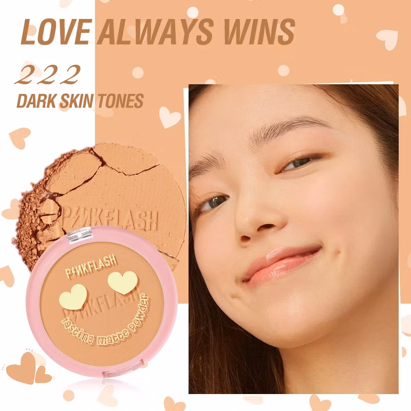 Pinkflash Lasting Matte Pressed Powder PF-F08 222