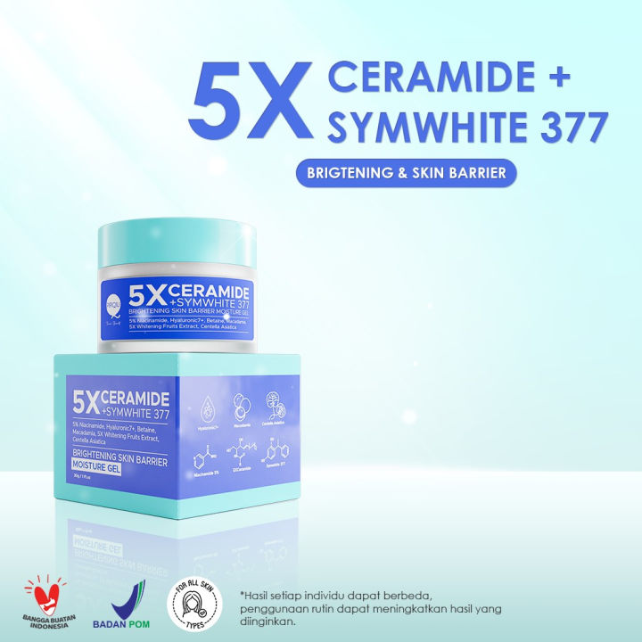 Pipiqiu 5x Ceramide + Symwhite 377 Brightening Skin Barrier Moisture Gel 30gr