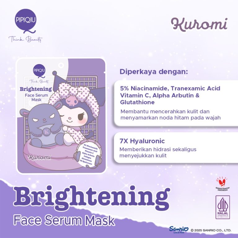 Pipiqiu Brightening Face Serum Mask