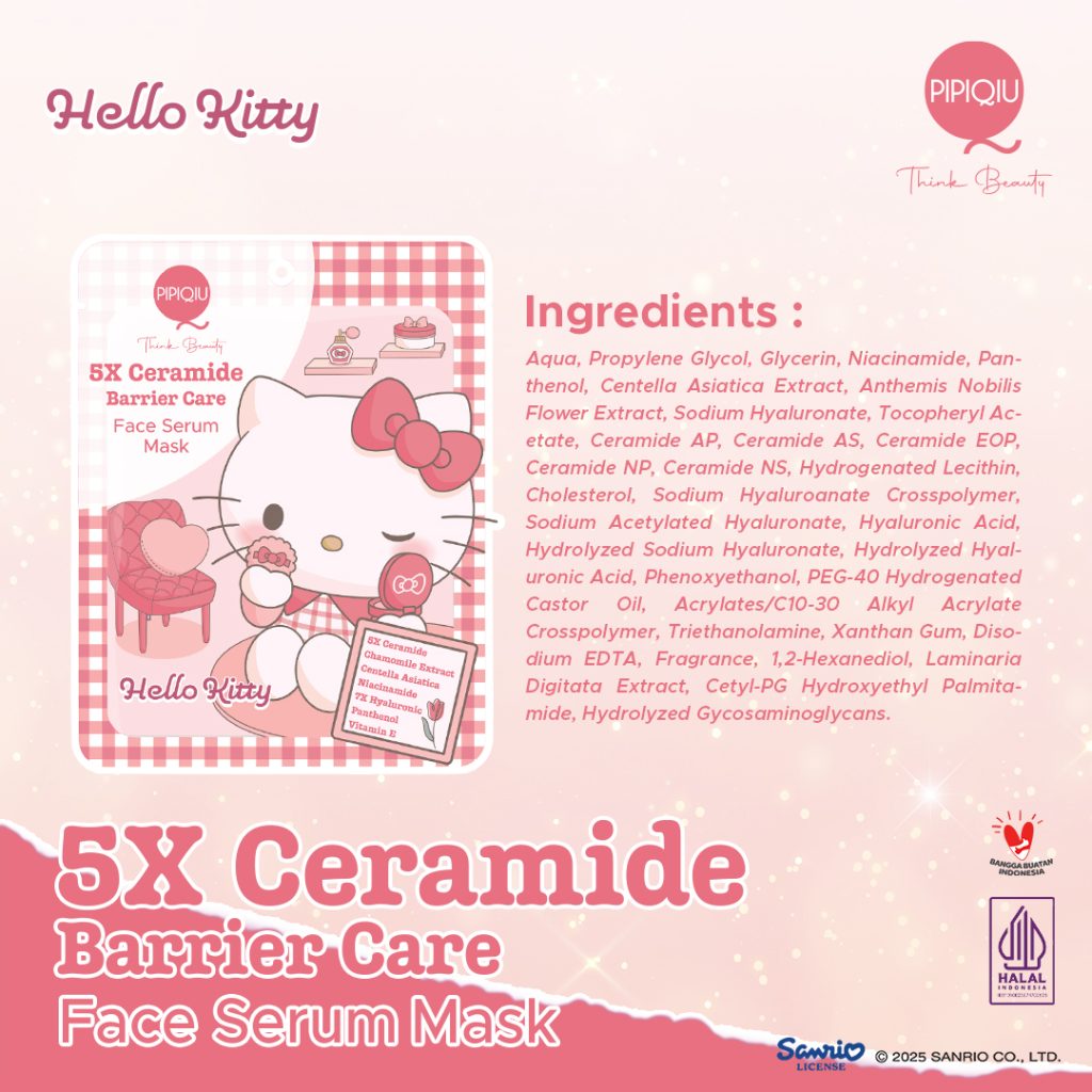 Pipiqiu 5x Ceramide Barrier Care Face Serum Mask