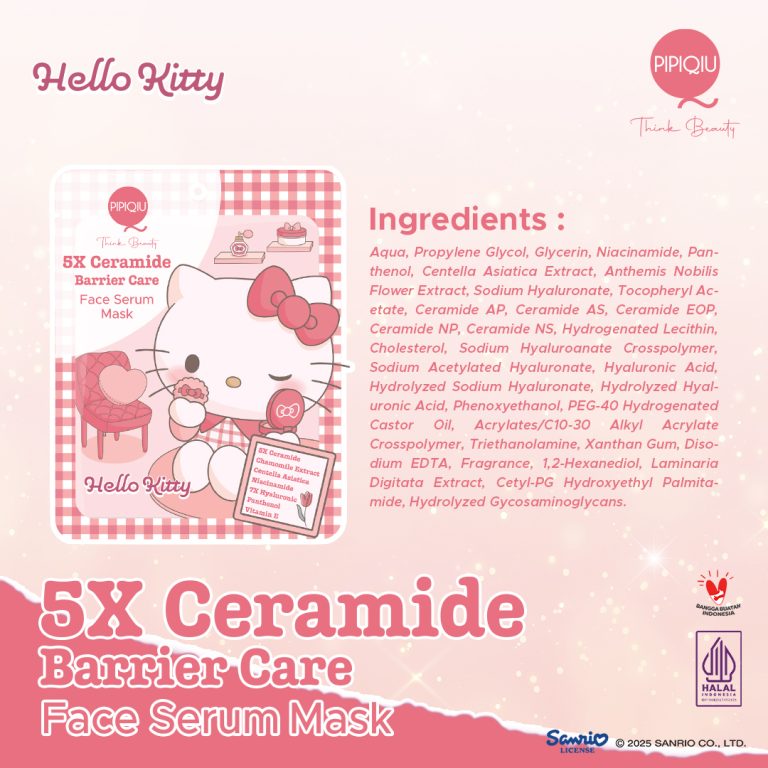 Pipiqiu 5x Ceramide Barrier Care Face Serum Mask