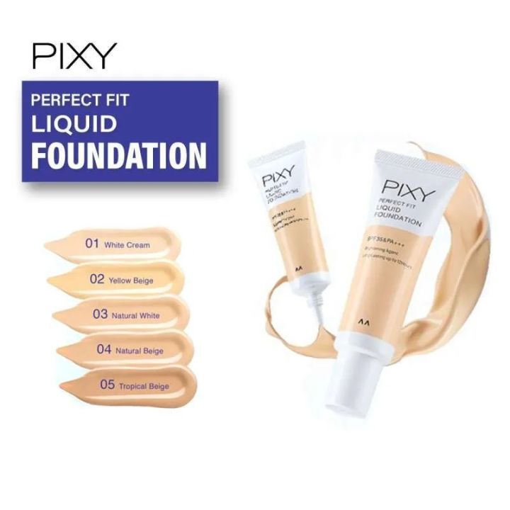 Pixy Perfect Fit Liquid Foundation Spf 35 Pa+++