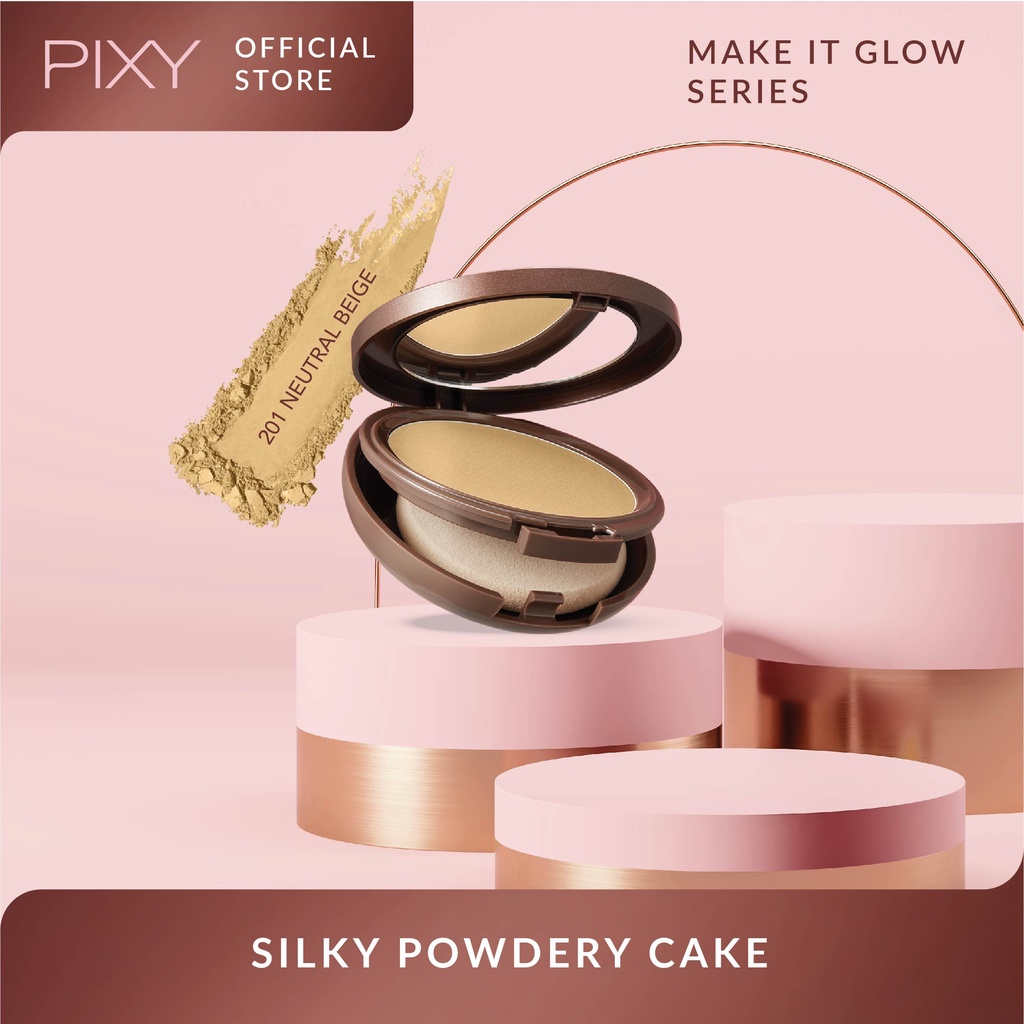 Pixy Glow Silky Powdery Cake 201