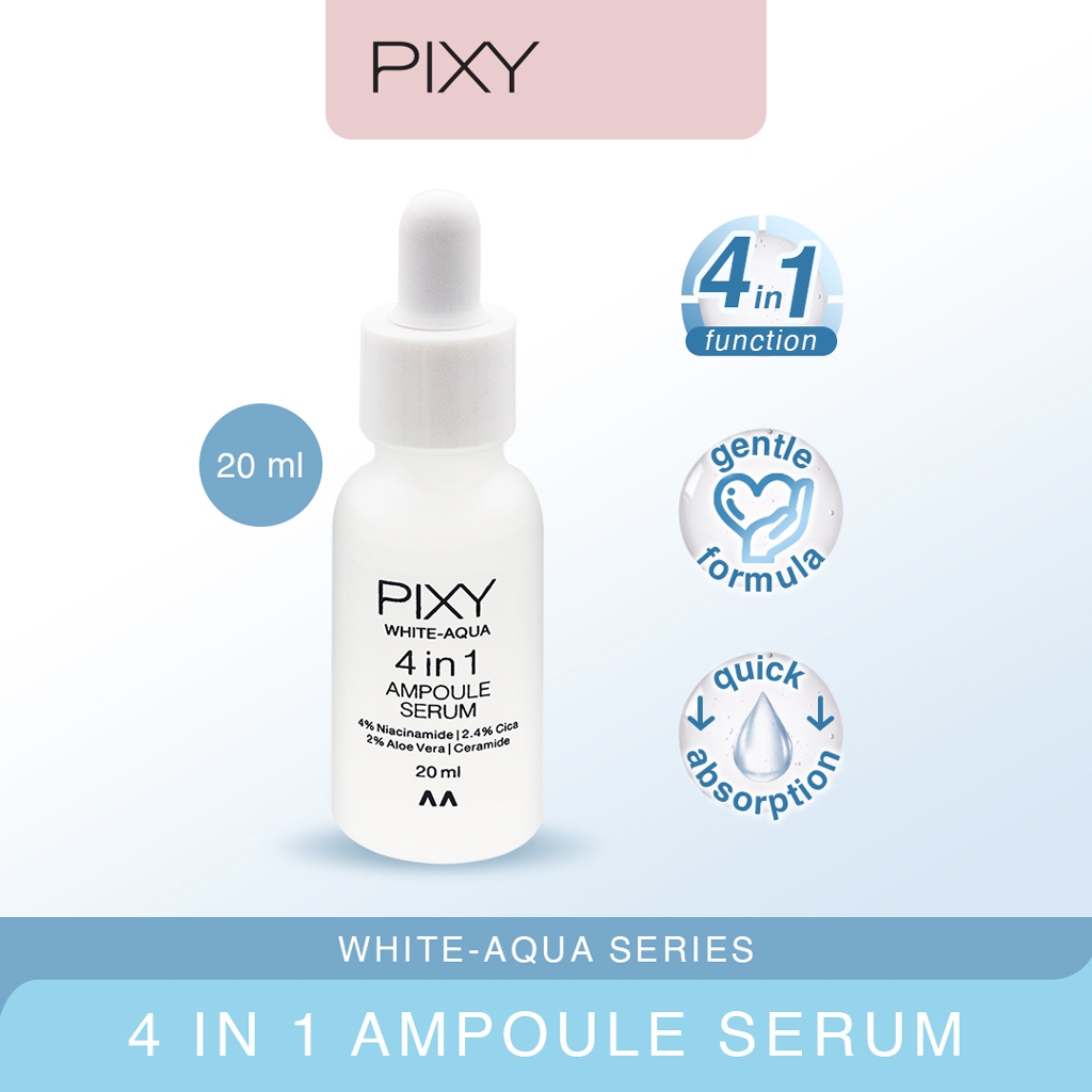 Pixy White Aqua Calming Bright 4in1 Ampoule Serum 20ml