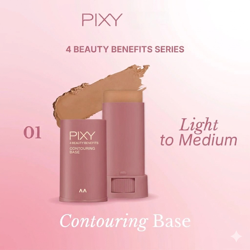 Pixy 4 Beauty Benefits Contouring Base 01 Light To Medium 9gr