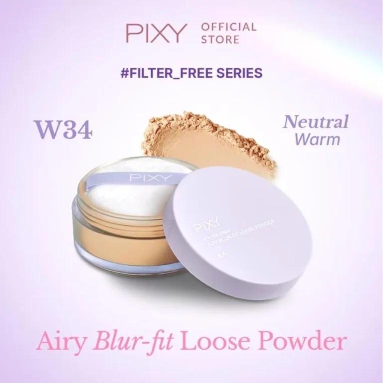 Pixy Airy Blur-Fit Loose Powder Shade W34 Neutral Warm