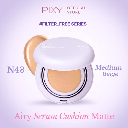Pixy Airy Serum Cushion Matte Shade N43