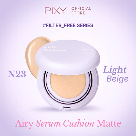 Pixy Airy Serum Cushion Matte Shade N23 Light Beige