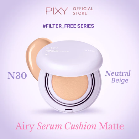 Pixy Airy Serum Cushion Matte Shade N30 Neutral Beige