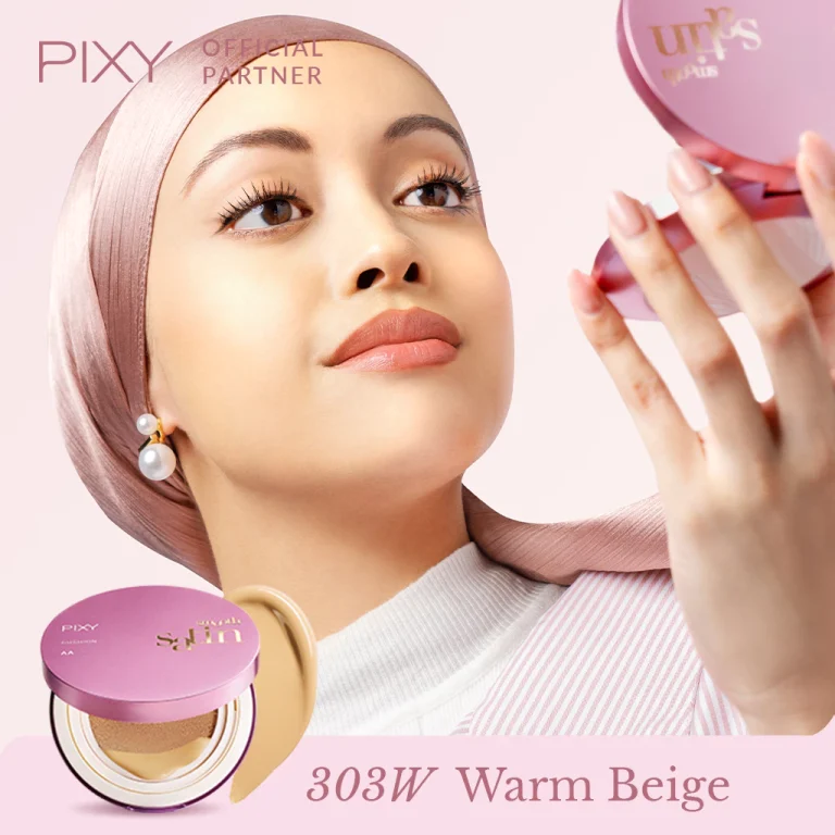 Pixy Smooth Satin Cushion 303W Warm Beige