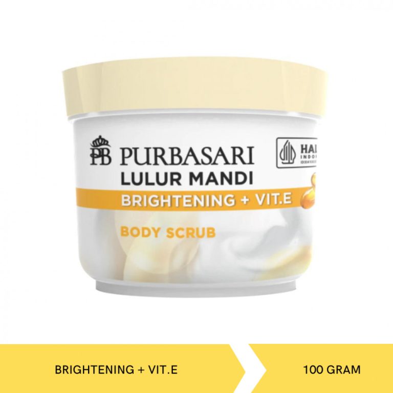 LULUR MANDI BRIGH+VIT E 100 GR