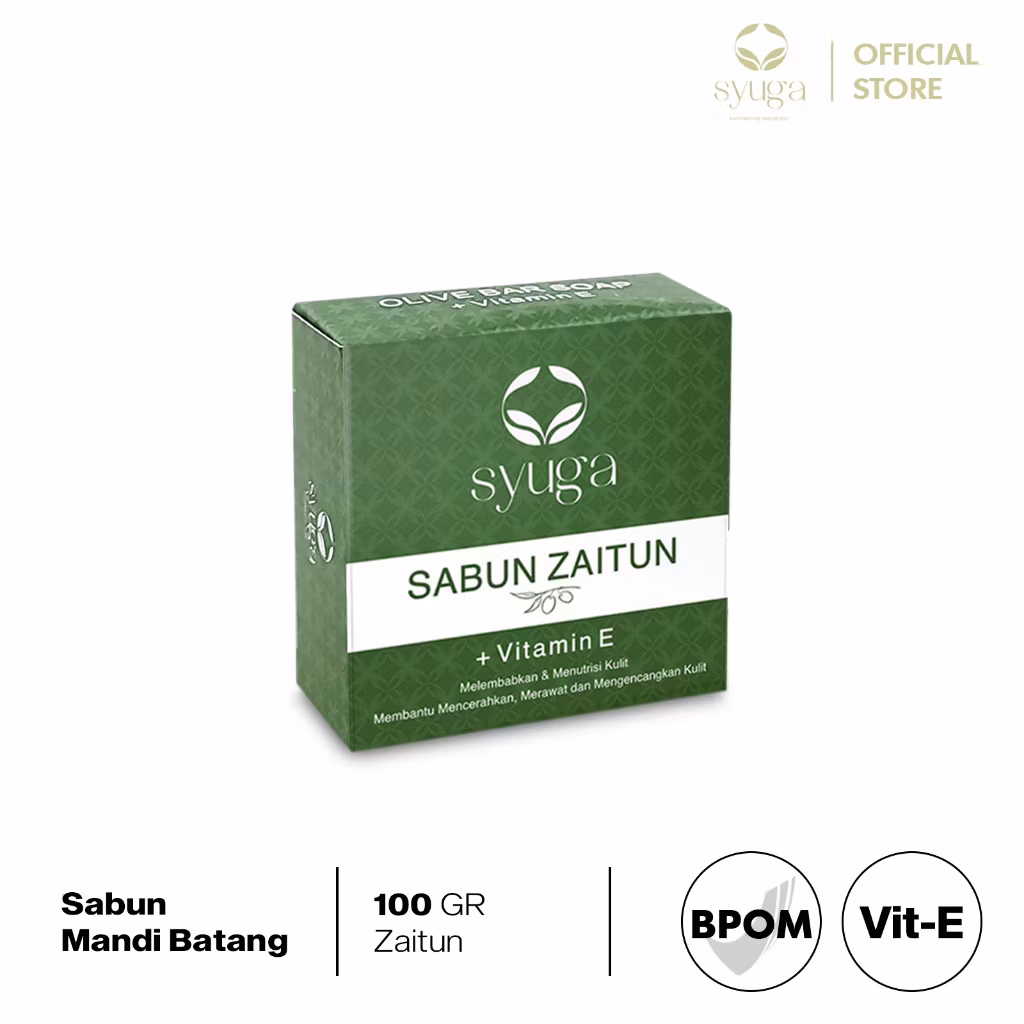 Syuga Sabun Zaitun+Vitamin E 100g