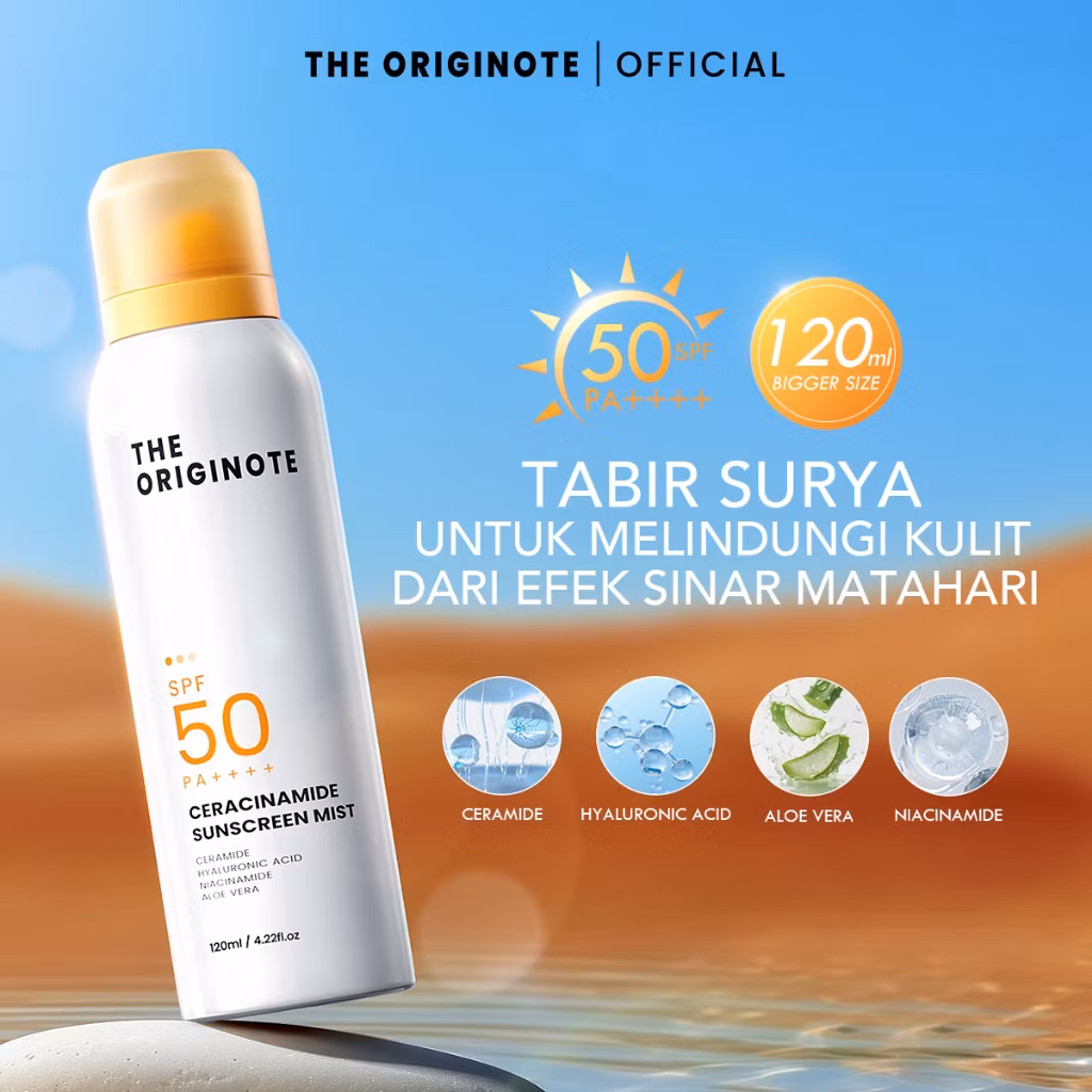 The Originote Ceracinamide Sunscreen Mist 120ml