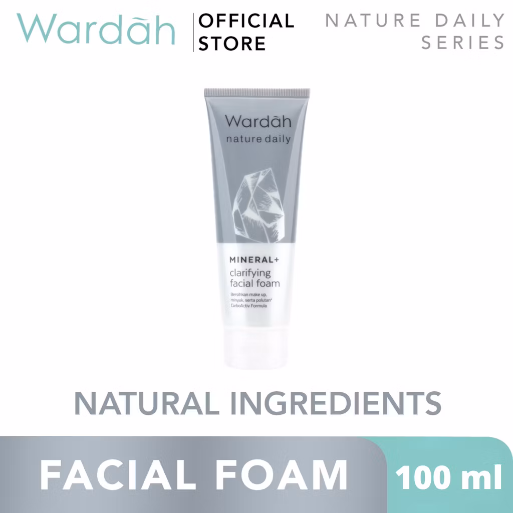 Wardah Mineral Clarifying Facial Foam 100Ml