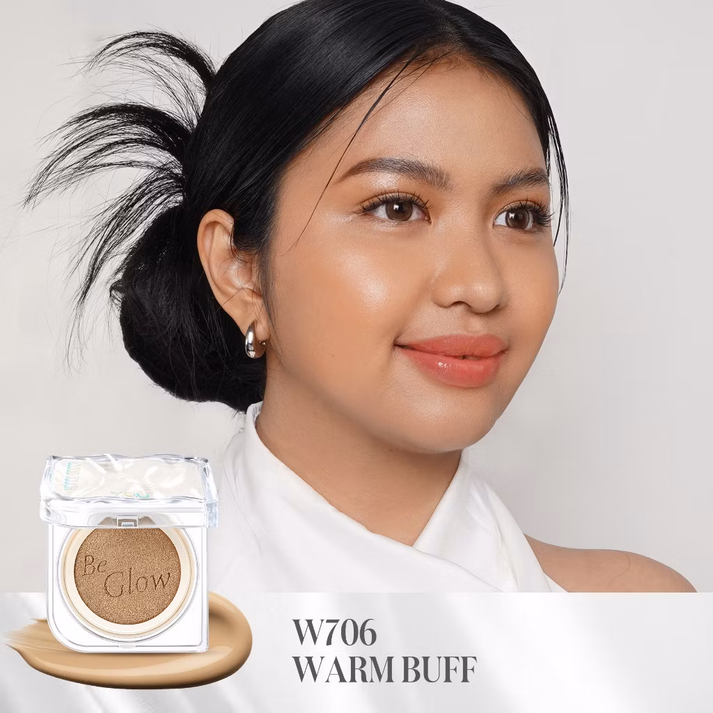 You Cloud Touch Glasting Glow Serum Cushion W706 Warm Buff
