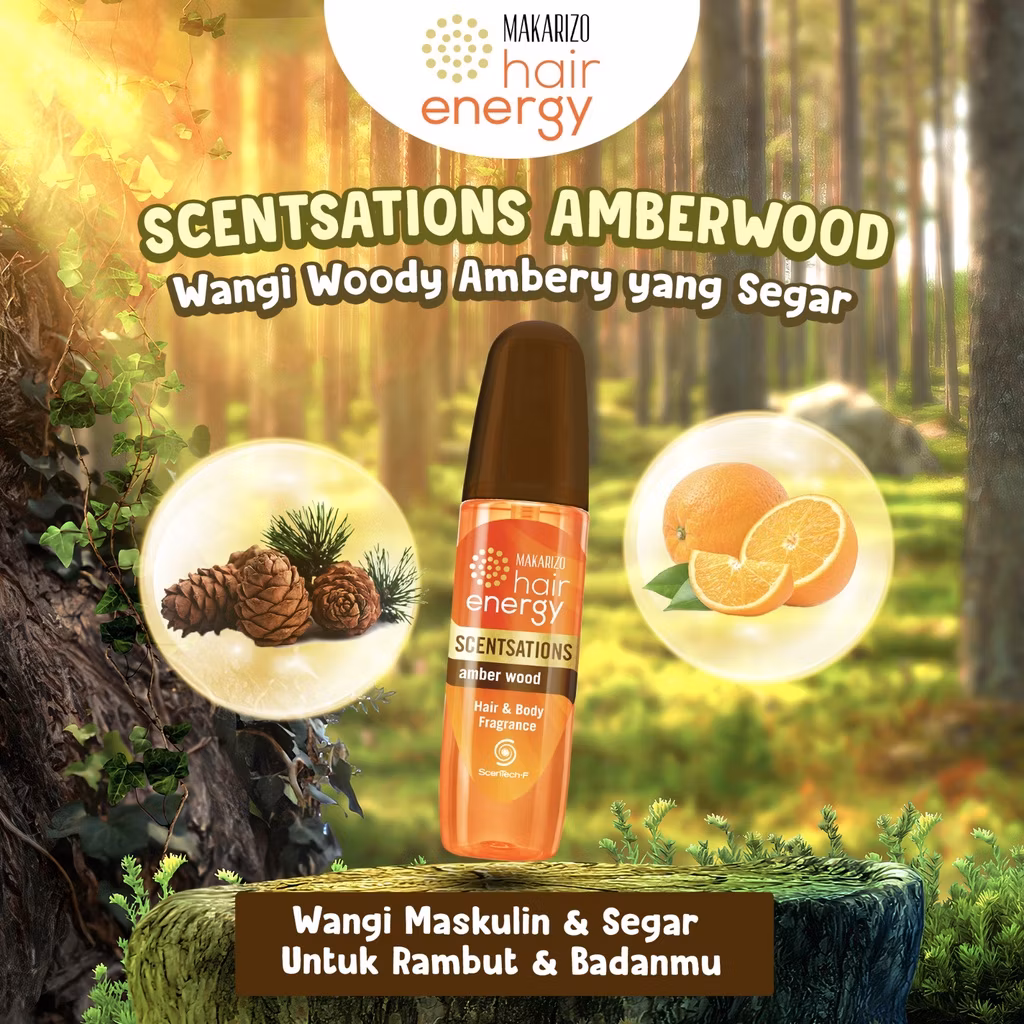 Makarizo Hair Energy Scentsations Amber Wood 100Ml
