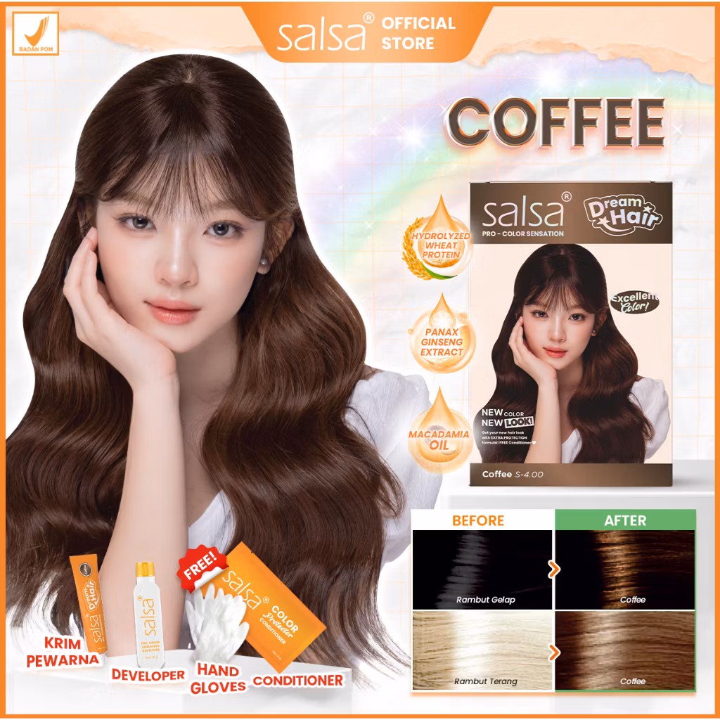 Salsa Pro Color Sensation Dream Hair Excellent Color Coffe S-4,00
