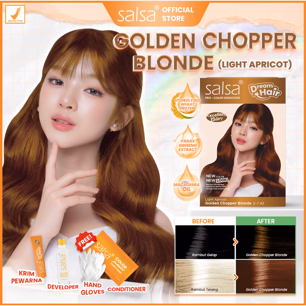 Salsa Pro Colorsensation Dream Hair Golden Chopper Blonde