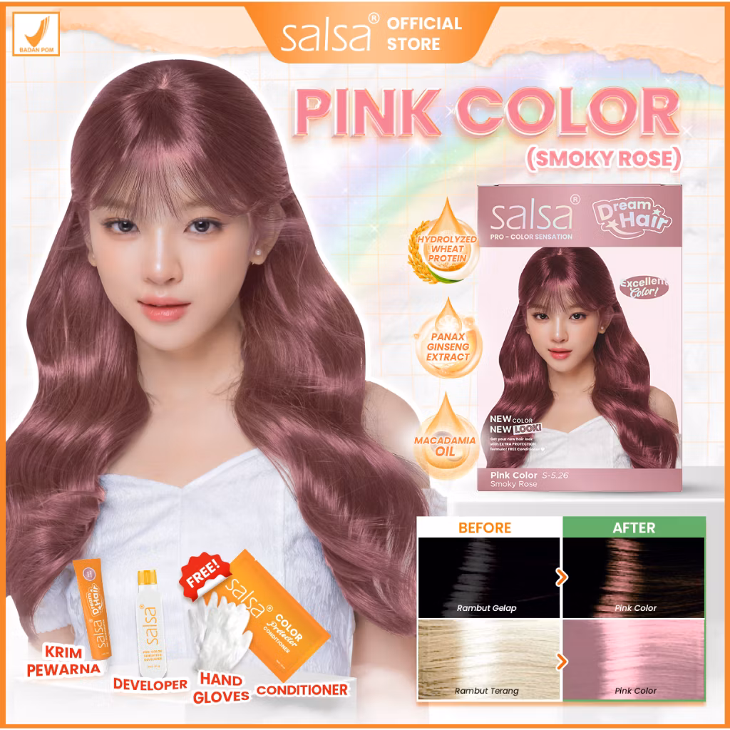 Salsa Pro Colorsensation Dream Hair Pink Color S-5.26