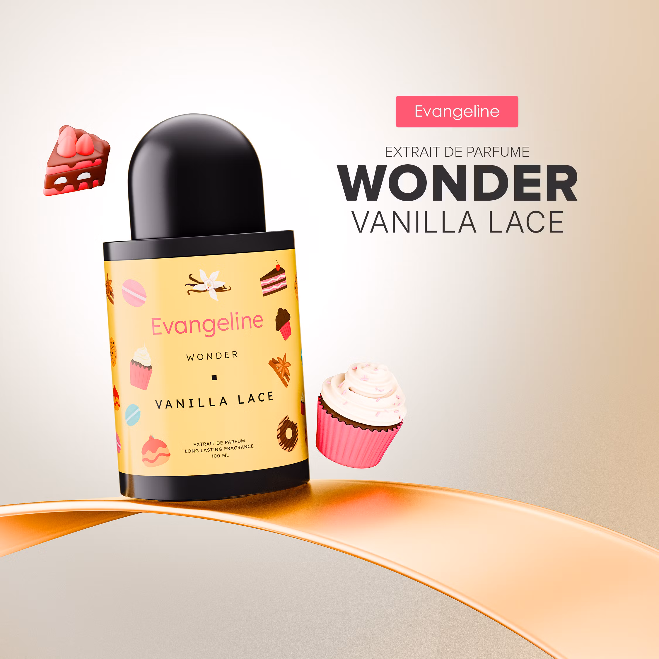 Evangeline Wonder Extrait De Parfum Vanilla Lace 100ml