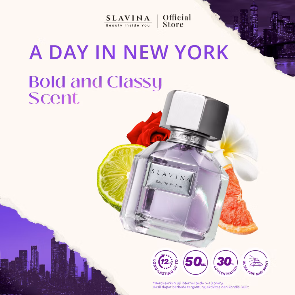 Slavina Eau De Parfum A Day In New York 55ml