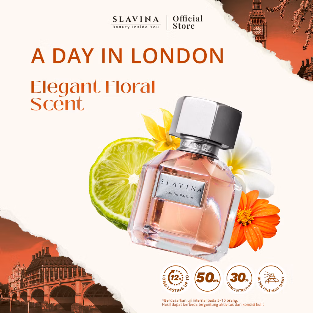 Slavina Eau De Parfum A Day In London 55ml
