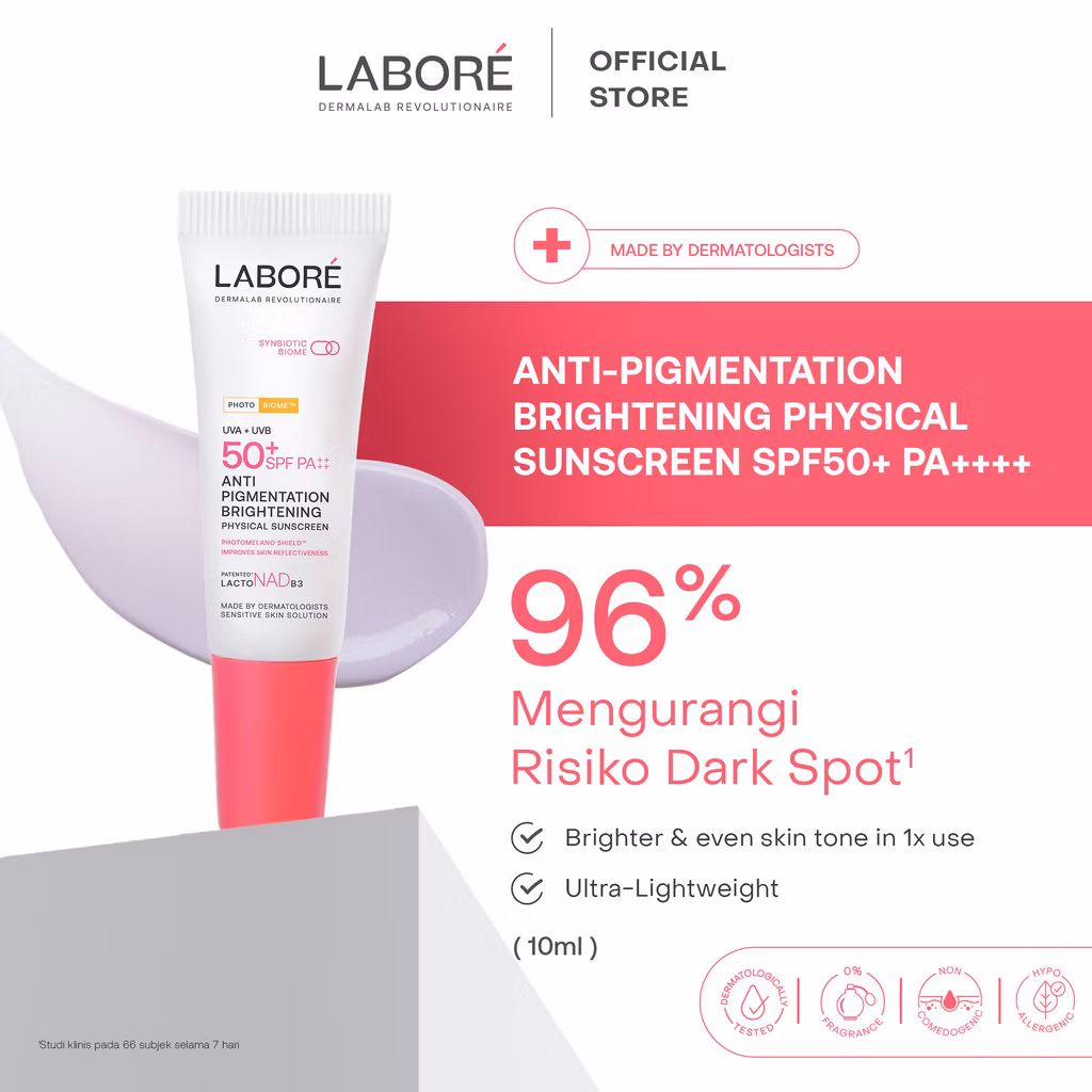 Labore Anti Pigmentation Brightening Physical Sunscreen 10ml