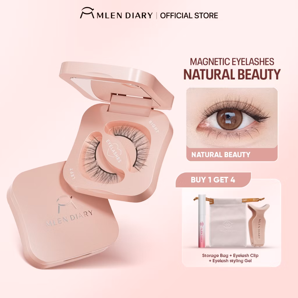 Mlen Diary Magnetic Eyelashes #10 Natural Beauty