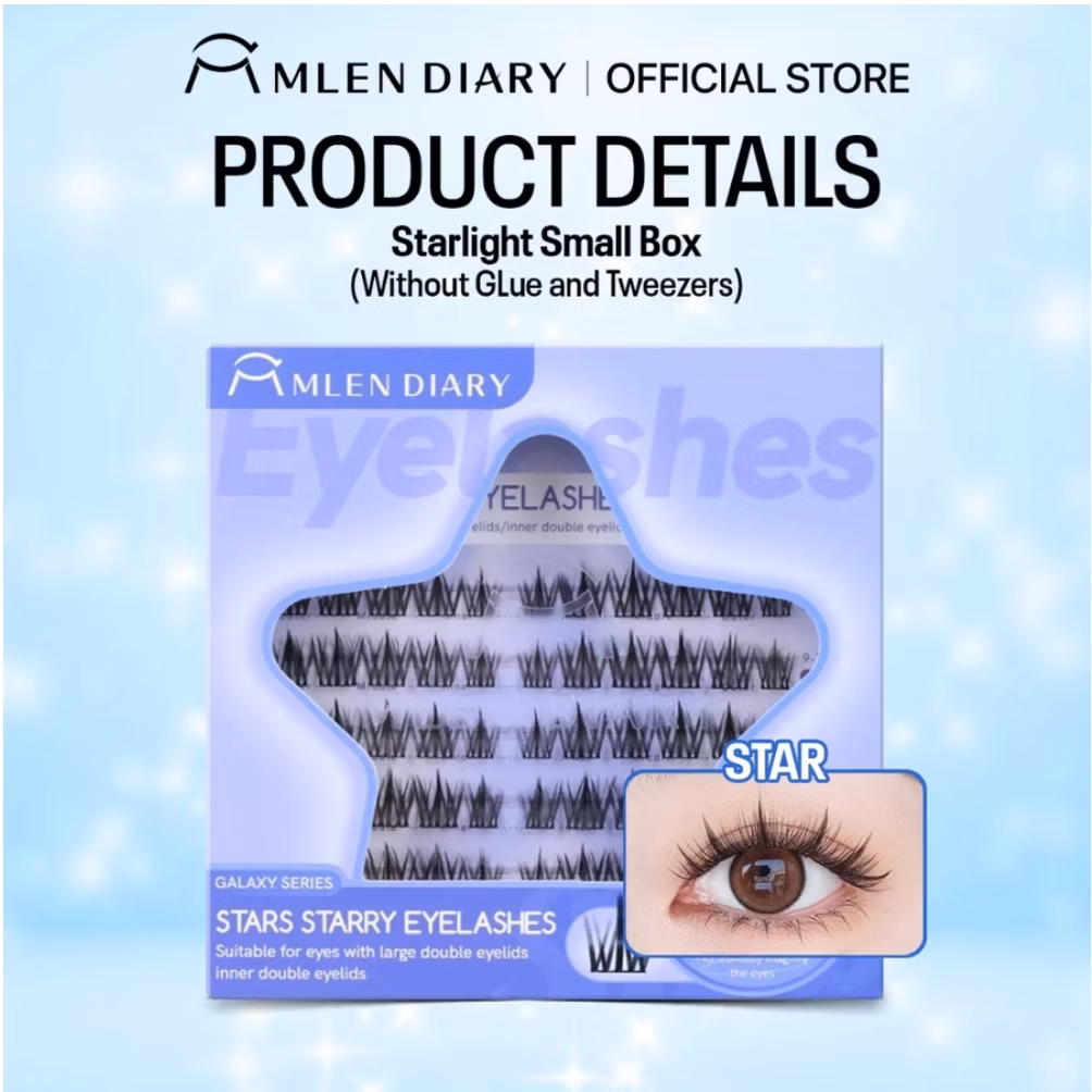 Mlen Diary Galaxy Series – Stars Starry Eyelashes Small