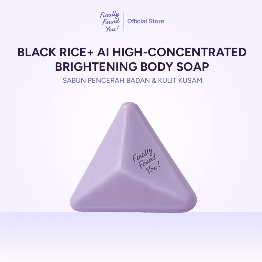 Finally Found You! Black Rice+ AI High-Concentrated Brightening Body Soap 60gr