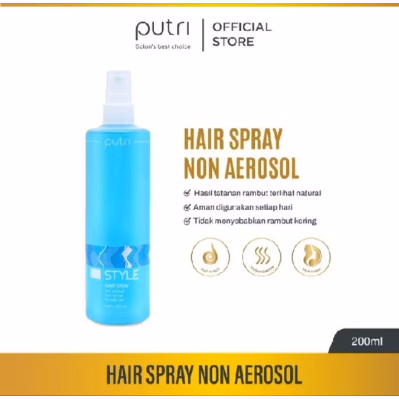Putri Style Hair Spray Non Aerosol Normal Hair 200ml